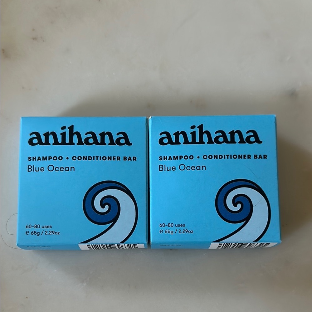 🆕 Shampoo and Conditioner Bar 2 pack Anihana Blue Ocean NWT